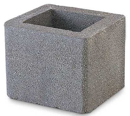 Palazzetti in Giardino Cubo Prolunga Canna Fumaria In Cemento Refrattario Misura 30x30 cm Per Barbecue Con Uno Spigolo Arrotondato 40x25,5 cm Migliora Tiraggio Raccorda Fornito Grezzo in Conglomerato Cementizio Da Pitturare