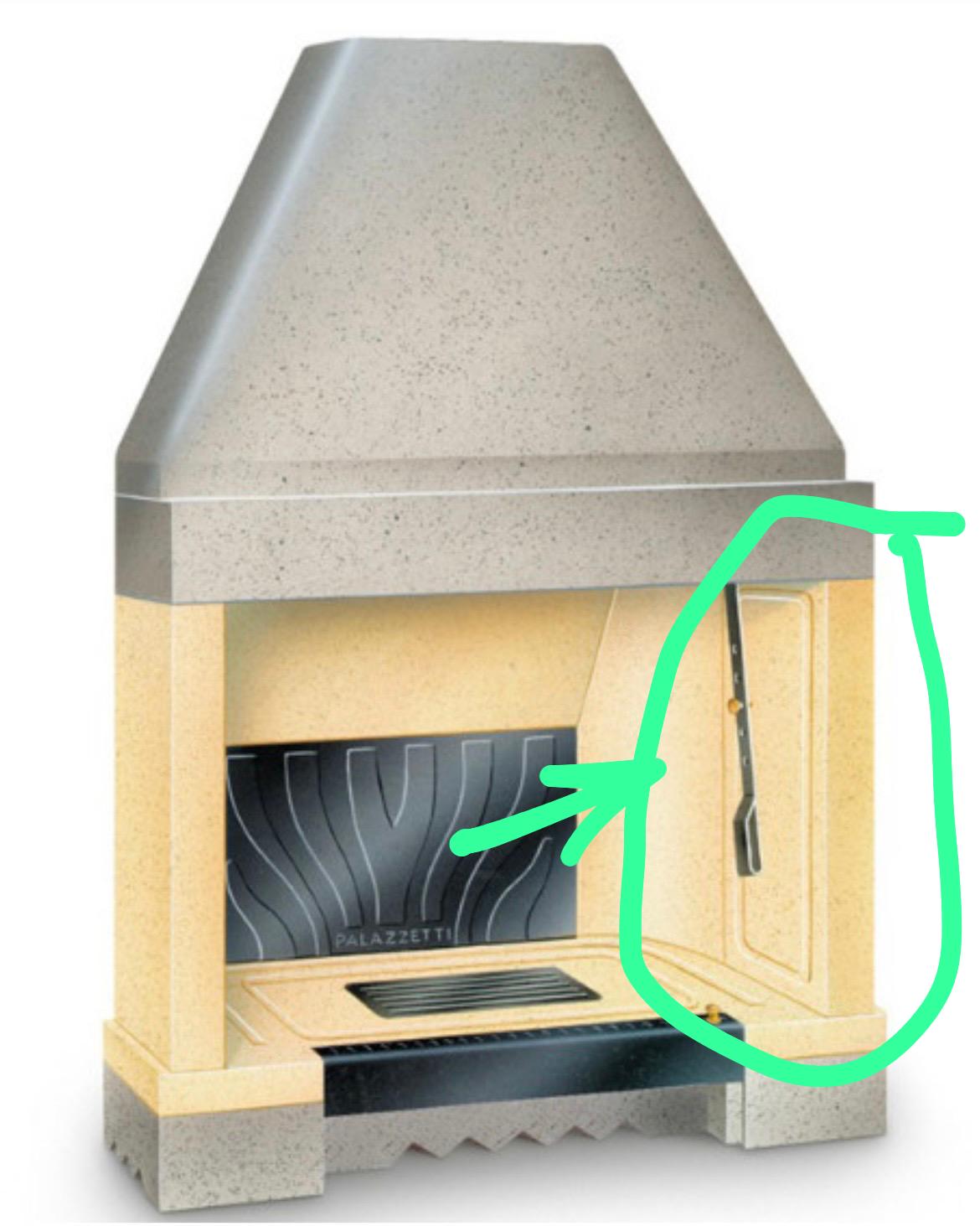 1 Parete Laterale per Palazzetti Palex 78 New = € 100,00 compreso di spedizione a Castelsardo cap 07031 SS Sardegna