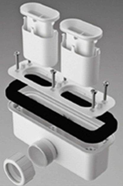 Novellini Custom Piatto Doccia Dimensione 140x80 Altezza Spessore 3,5 cm Colore Bianco Con Trattamento Antiscivolo Installazione Appoggio Filo Pavimento Sagomabile Superficie Liscia Materiale Metacrilato Compreso Piletta Scarico e Copri Piletta