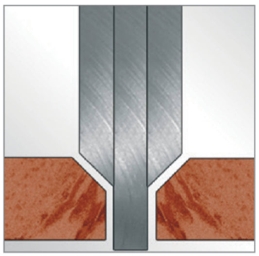 Raimondi Disco Diamantato 179CC250B a Corona Continua Ad Alte Prestazioni Premium Con Fascia Diamantata a 45° Per Bisellare Gres Porcellanato Piastrelle Ceramiche Pietra Naturale Per Segatrice da Banco Da Usare Con Acqua Massimo RPM 4050 Diametro Ø 250 mm