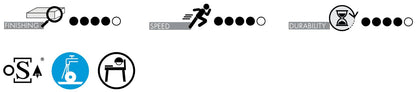 Raimondi 179SET300CBE Disco Diamantato a Settori Ravvicinati Ideale per Ceramica Gres Porcellanato Pietre Sinterizzate Granito Per Segatrice da Banco Da Usare Con Acqua Prodisc Massimo RPM 3500 Diametro Ø 300 mm