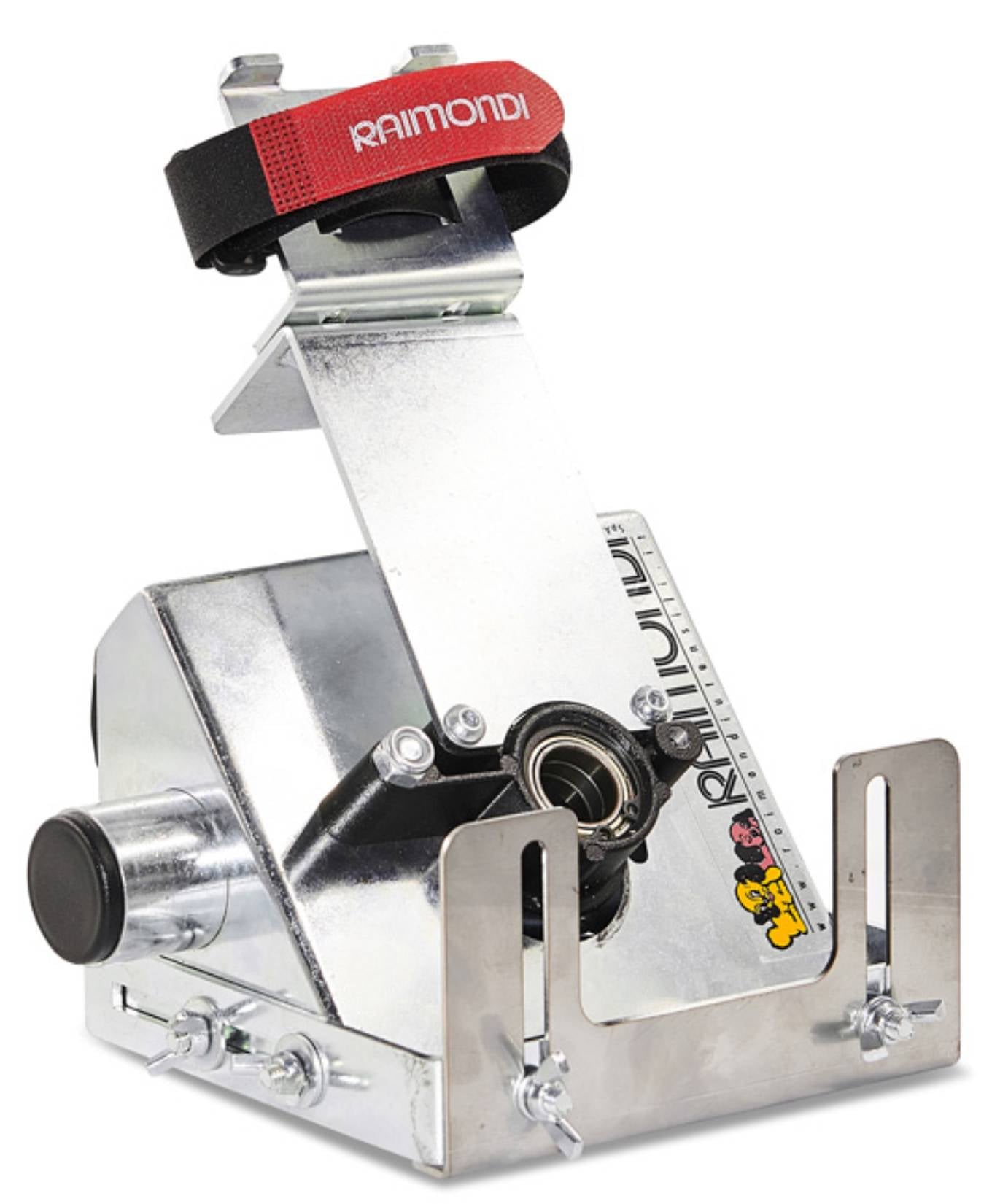 Raimondi RAI-CUT MkII 299PFMK2EU Telaio Munito di Mandrino Universale Senza Smerigliatrice Angolare per Sistema RAI-FIX Con Disco Ø 125 mm Gruppo Scanalatore Effettua Con Precisione Incisione Scanalatura Piastrella Lastra Spessore Minimo 5 mm Acciaio Inox