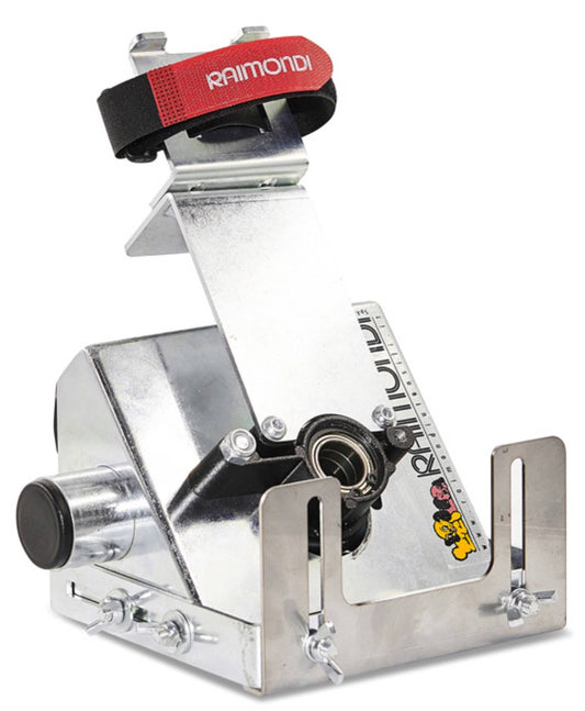 Raimondi RAI-CUT MkII 299PFMK2EU Telaio Munito di Mandrino Universale Senza Smerigliatrice Angolare per Sistema RAI-FIX Con Disco Ø 125 mm Gruppo Scanalatore Effettua Con Precisione Incisione Scanalatura Piastrella Lastra Spessore Minimo 5 mm Acciaio Inox