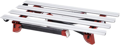 Raimondi BIGFOOT M 394MB00M01R Banco Di Lavoro Dotato di Gambe Pieghevoli Ruote Struttura Acciaio Profilati Alluminio Anodizzato Registrabili Robusto Stabile Dimensioni 135x63 cm Altezza Regolabile da 74 a 80 cm Portata Massima 60 Kg