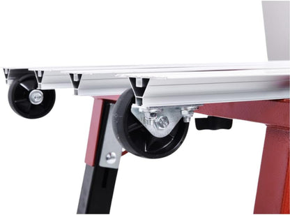 Raimondi BIGFOOT M 394MB00M01R Banco Di Lavoro Dotato di Gambe Pieghevoli Ruote Struttura Acciaio Profilati Alluminio Anodizzato Registrabili Robusto Stabile Dimensioni 135x63 cm Altezza Regolabile da 74 a 80 cm Portata Massima 60 Kg
