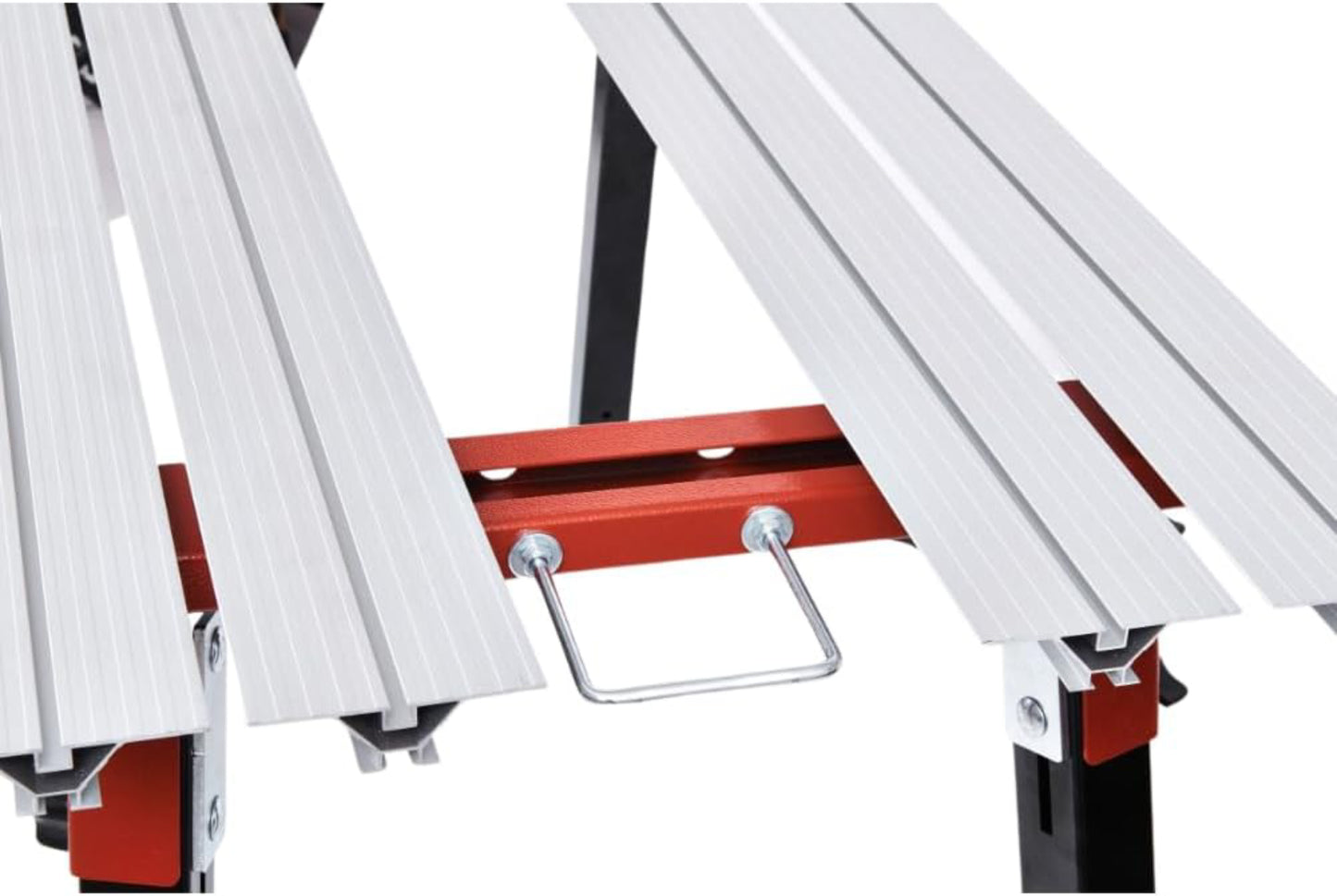 Raimondi BIGFOOT M 394MB00M01R Banco Di Lavoro Dotato di Gambe Pieghevoli Ruote Struttura Acciaio Profilati Alluminio Anodizzato Registrabili Robusto Stabile Dimensioni 135x63 cm Altezza Regolabile da 74 a 80 cm Portata Massima 60 Kg