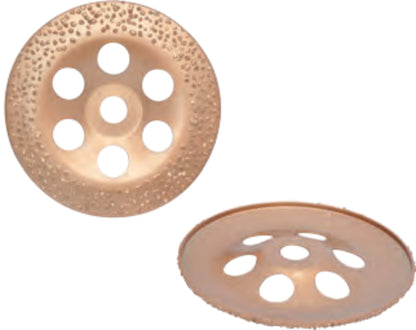 Raimondi 273D115 W14 Disco al Carburo di Tungsteno per Smerigliatrice Angolare Diametro Ø 115 mm Grana Diamante 14 Utilizzabile Per Cemento Legno Mattoni Intonaci Marmo Piastrelle Colle Plastica Vetroresina Ruggine Vernici Non Intasa Pulibile