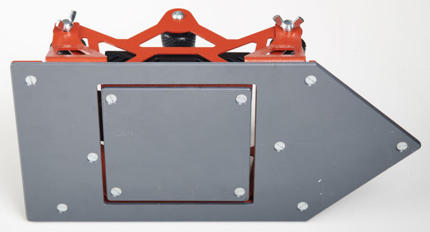 Raimondi E-FOX 321BATPRR Battipiastrelle Vibralastre Professionale a Batteria Per Alta Frequenza Vibrazione Grandi Piastrelle Espelle Aria Pavimento Rivestimento Parete Area Vibrante Piatto 21x41 cm PVC 3 Impugnature Sacca Protettiva Caricabatterie