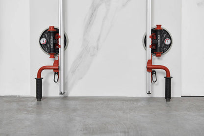 Raimondi EASY-MOVE MkIV 150 CON VENTOSE RV175 432EM04V150 Coppia Dispositivo a Lunghezza Fissa Per Movimentazione di Lastre Massimo 150 cm 4 Ventose Basculanti Vacuum Pompa Vuotometro Profili Alluminio 4 Maniglie Scorrevoli Gommino Antiscivolo Impugnatura