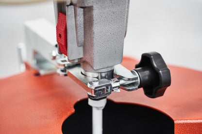 Raimondi Fluid Mix Special 238 UN Minibetoniera Con Frullatore Per Miscelare Impasti Fluidi Autolivellanti Premiscelati Sigillanti Base Cementizia Vernici Struttura Acciaio Coperchio Gambe 4 Ruote Gomma Piroettanti Secchio 75 Lt Inclinabile 61x66 H95 cm