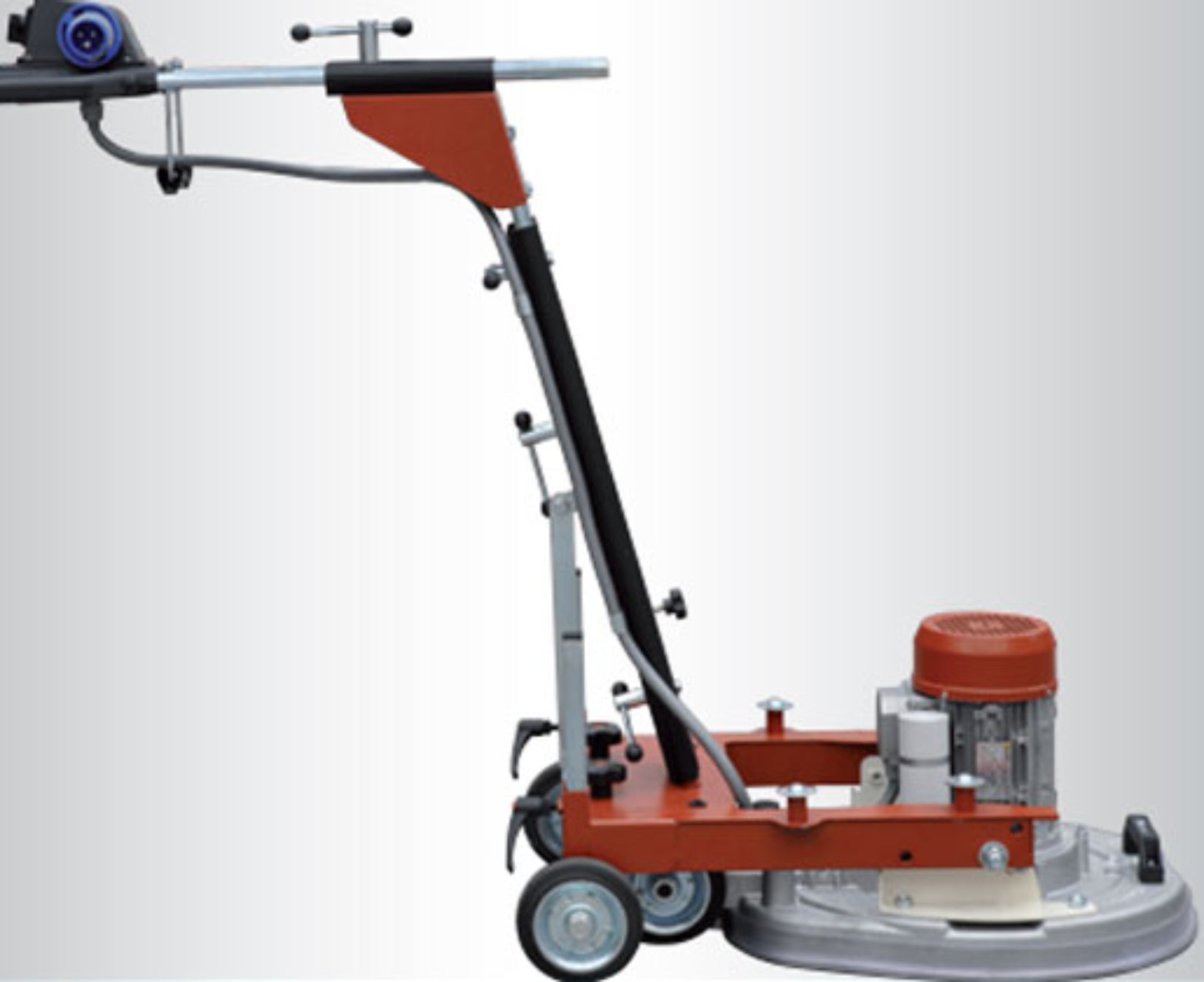 Raimondi Ipertitina Plus 108 BIL110 Monospazzola Per Levigare Carteggiare Superfici Ripristino Pavimenti in Marmo Legno Lisciatura Massetti Trattamento Cotto Toscano Stuccatura Mattonelle Fugate Gruppo Motore Oscillante Manico Telescopico 55x130 H120 cm