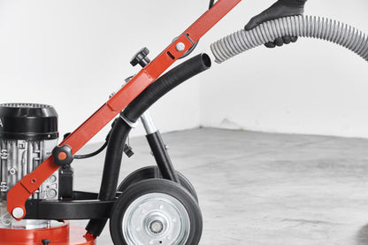 Raimondi Megatitina 334 HT400V Monospazzola Fresatrice Monodisco Graffiare Spianare Levigare Superfici Irregolari Porcellanato Marmo Resina Cemento Motore Basculante 400 V Trifase Dischi Porta Utensili Ø 380 mm e Ø 280 mm Ruote 2 Zavorre 63x150 H90 cm