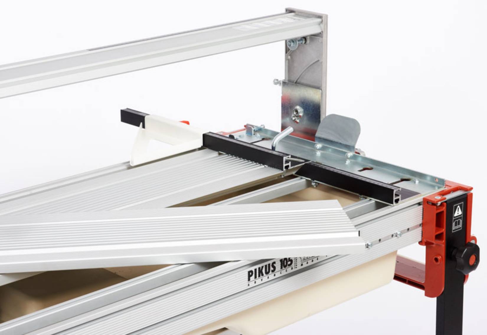 Raimondi Pikus 105 Advanced 423ADV Segatrice Motore Scorrevole Inclinabile Taglio 105 cm Jolly Mattonelle Spessore 150 mm Disco Ø 250 mm Struttura Alluminio Vasca Raffreddamento Pompa Squadra Ricalibrabile Gambe Telescopiche Copridisco Ruote 145x70 h79 cm