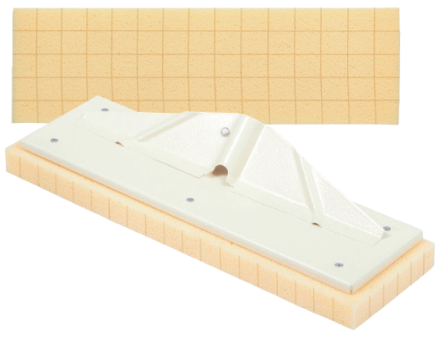 Raimondi Pedalò 356 NSWET Per Eliminare Pulire Residui Sigillanti di Pavimenti Rivestimenti Frattazzo Spugna Sweepex Con Tagli Impugnatura Manico Alluminio Pedale Spremitura Vasca 40 Litri Griglia Ruote Diametro Ø 100 mm 69x54 H38 cm