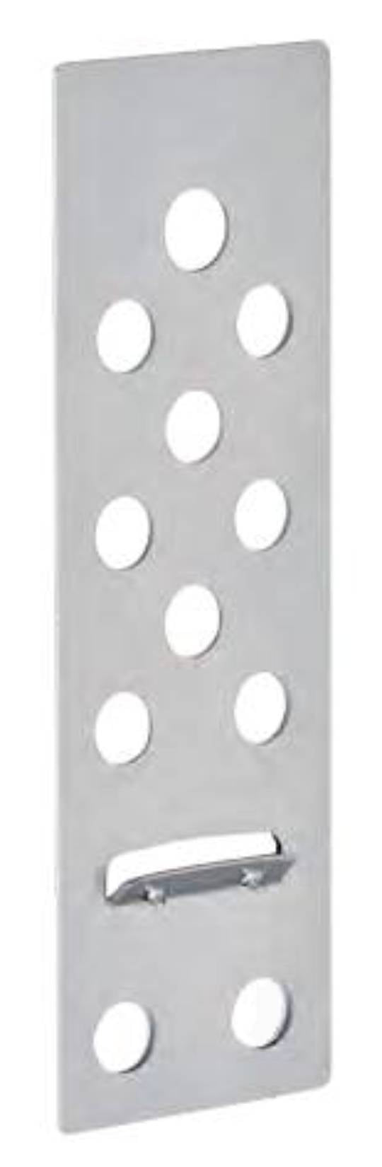Raimondi RAI-FIX 299 6MM 500 Confezione da 500 Ganci Per Trattenuta di Sicurezza RAIFIX in Acciaio Inossidabile AISI 304 Impedisce Caduta Piastrella Lastra Ceramica Marmo Spessore da 6 a 8 mm Dimensione 40x120 mm 11 Fori
