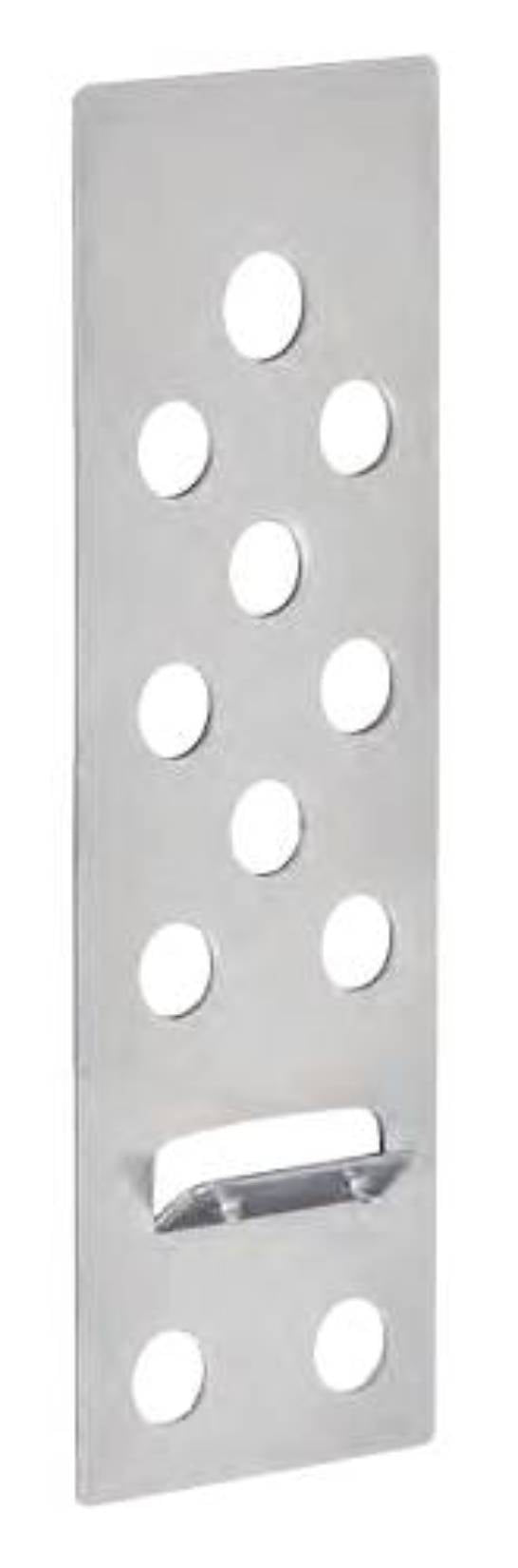 Raimondi RAI-FIX 299 C500 Confezione da 500 Ganci Per Trattenuta di Sicurezza RAIFIX in Acciaio Inossidabile AISI 304 Impedisce Caduta Piastrella Lastra Ceramica Marmo Spessore Maggiore o Uguale 8 mm Dimensione 40x120 mm 11 Fori