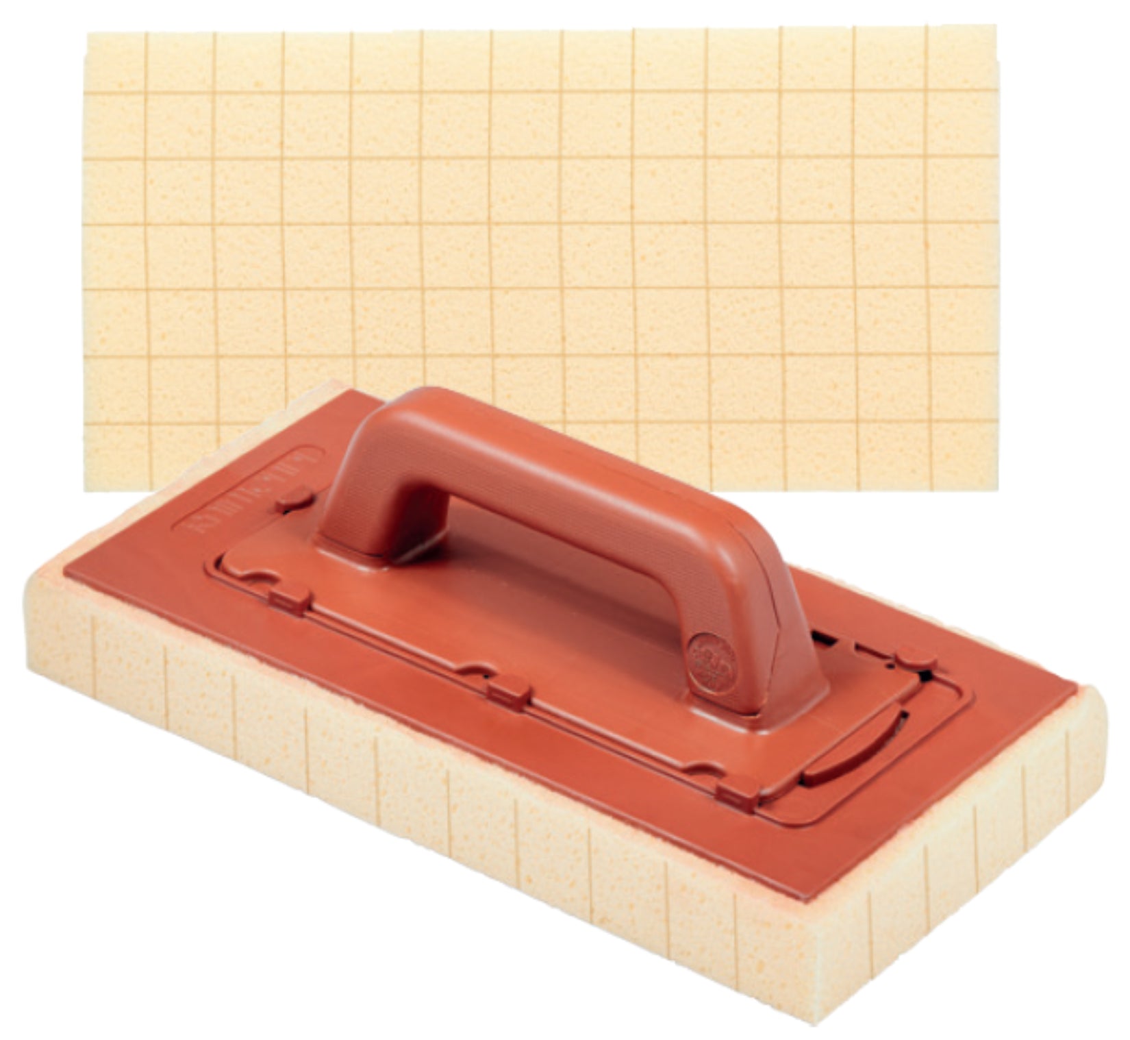 Raimondi Rambo 355 NSWE T Per Eliminare Pulire Residui Sigillanti di Pavimenti Rivestimenti Frattazzo Spugna Sweepex Con Tagli Impugnatura Manico Alluminio Scomponibile Vasca 40 Litri Griglia Ruote Diametro Ø 100 mm 60x50 H30 cm