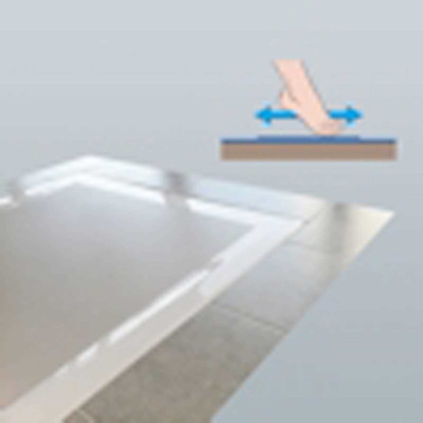 Novellini Custom Piatto Doccia Dimensione 160x80 Altezza Spessore 3,5 cm Colore Bianco Con Trattamento Antiscivolo Installazione Appoggio Filo Pavimento Sagomabile Superficie Liscia Materiale Metacrilato Compreso Piletta Scarico e Copri Piletta