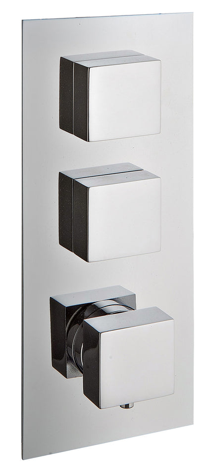 1 Rubinetterie Treemme SHOWERS & THERMOSTATICS RWIT 7286 CC 32 + RWIT 7286 ZZ 30 Miscelatore Doccia Termostatico Incasso 2 Uscite Materiale Ottone Finitura Cromata = € 900,00 compreso di spedizione in Belgio CAP 4550