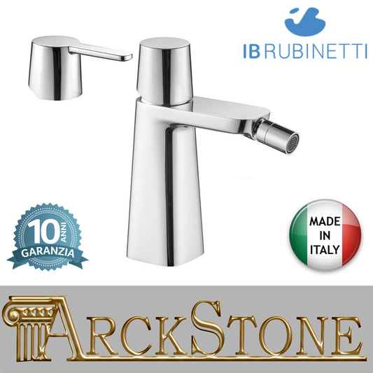 Miscelatore bidet completo di piletta di scarico click-clack marca IB rubinetti modello Taaac rubinetteria rubinetto ottone cromato fontana finitura cromo rivenditore autorizzato campania arredamento garanzia 10 anni qualità made in italy azienda