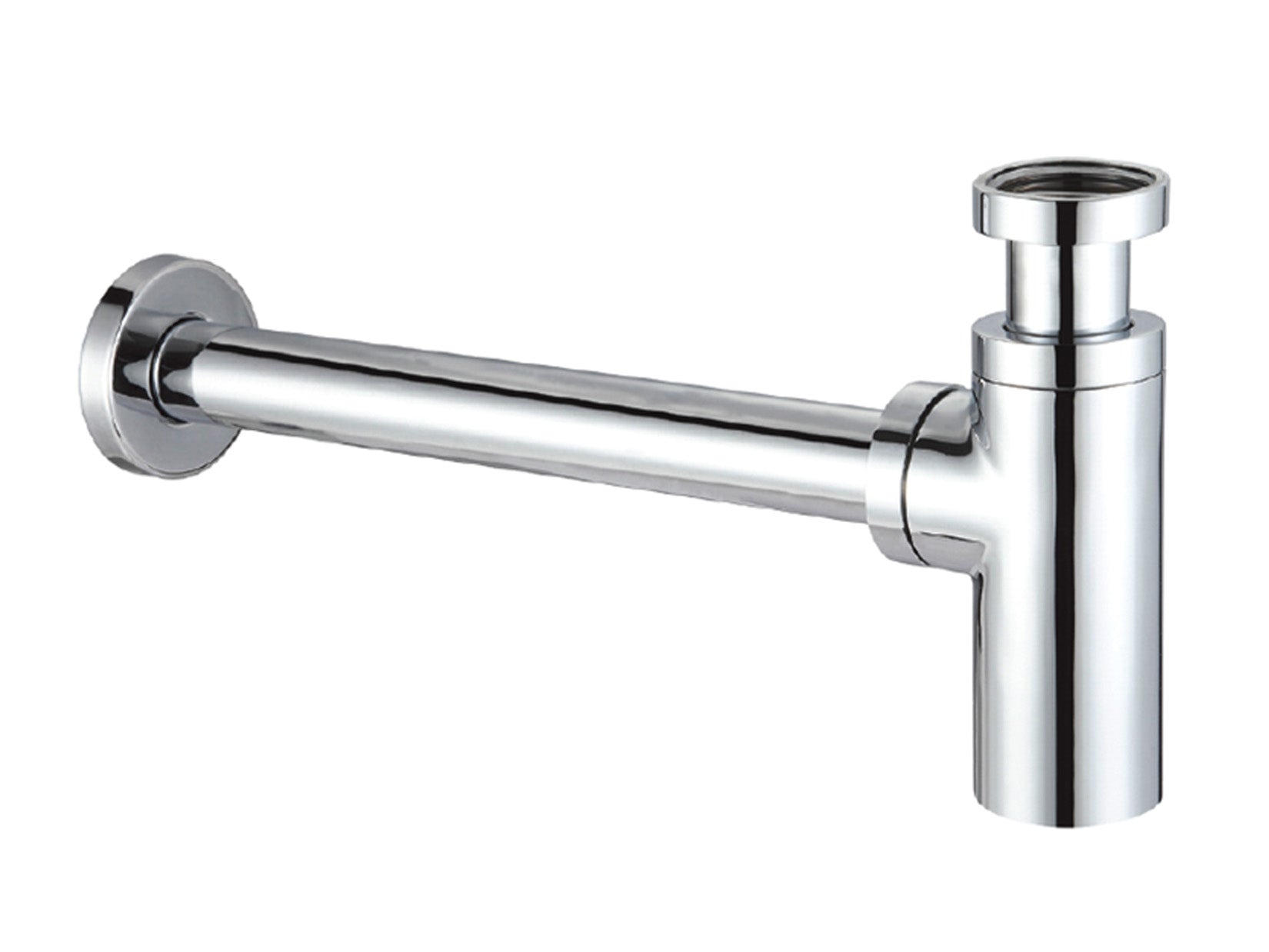 Duemmeggi Sifone Tondo Da 1" 1/4 Materiale Ottone Finitura Cromata Made in Italy Garanzia 5 Anni