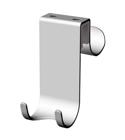 Novellini Appendino Doppio cromato per vetri fino a 10 mm di spessore Codice: R90APPEN0G Gancio Interno Portasciugamani Portaccappatoio Porta Asciugamani Accappatoio Misura 39x90x80 mm