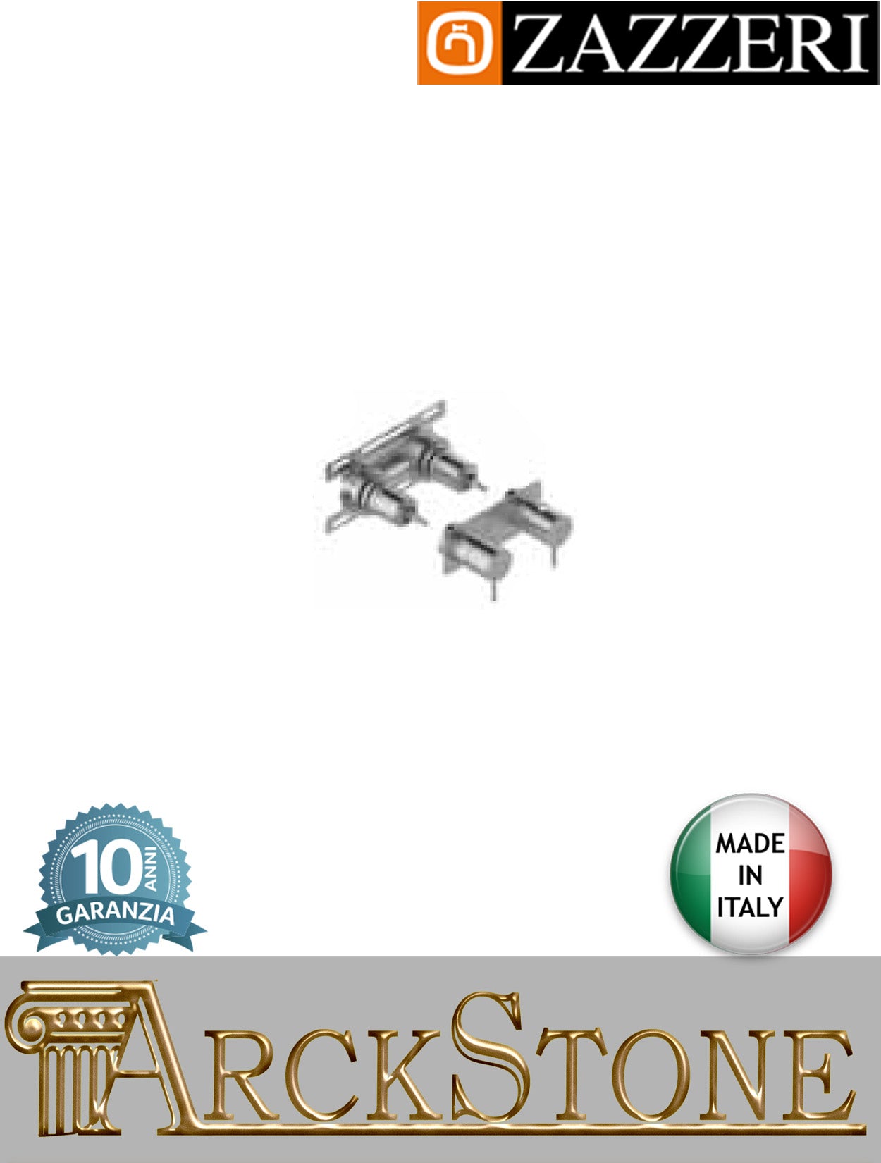 Miscelatore doccia marca Zazzeri modello Z316 Mono finitura acciaio inox spazzolato parete incasso muro deviatore completo rubinetteria due vie mix arredo bagno azienda certificata garanzia 10 anni qualità made in italy