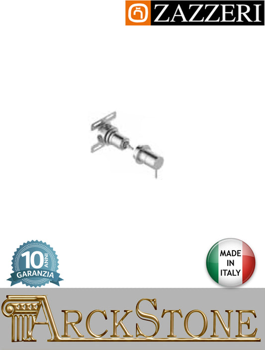 Miscelatore doccia marca Zazzeri modello Z316 Mono finitura acciaio inox spazzolato parete incasso completo deviatore 2 vie rubinetteria acqua mix arredamento casa home autorizzato arredo bagno garanzia 10 anni qualità made in 