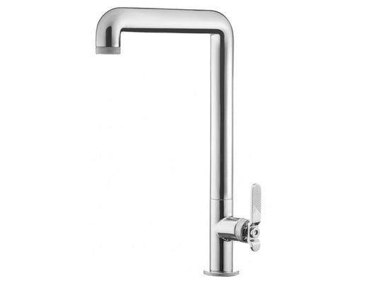 IB Rubinetti KITCHEN Miscelatore Lavello Standard Installazione Appoggio Monoforo Monocomando Stile Moderno Materiale Ottone Finitura Cromata