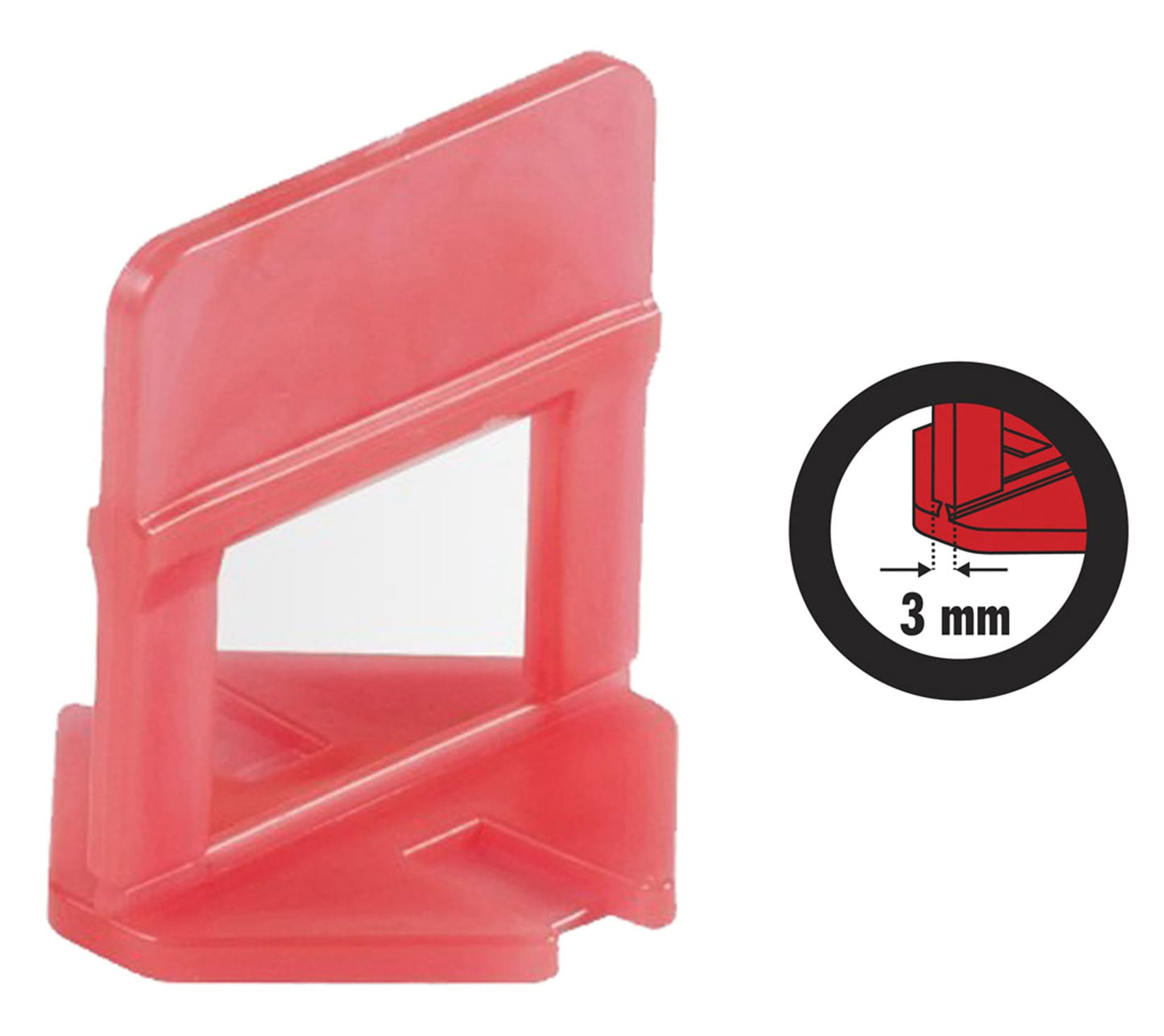 Raimondi Levelling System R.L.S. 4400 Basi Distanziatori Auto Livellanti per fuga piastrelle da 3 mm e Altezza Mattonella da 3 a 12 mm + 500 Cunei + 1 Pinza Per Applicare le Mattonelle a Pavimento