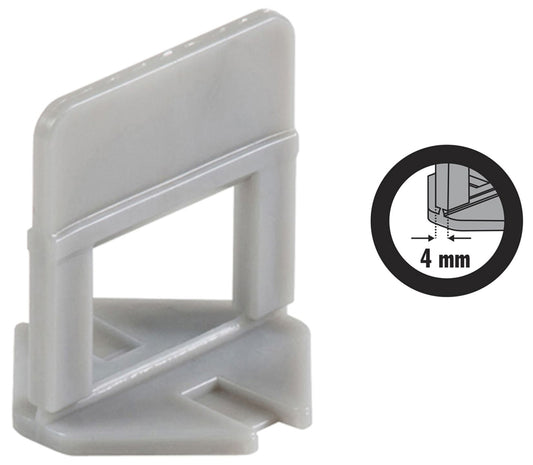 Raimondi Levelling System R.L.S. 2000 Basi Distanziatori Auto Livellanti per fuga piastrelle da 4 mm e Altezza Mattonella da 3 a 12 mm + 500 Cunei + 1 Pinza Per Applicare le Mattonelle a Pavimento