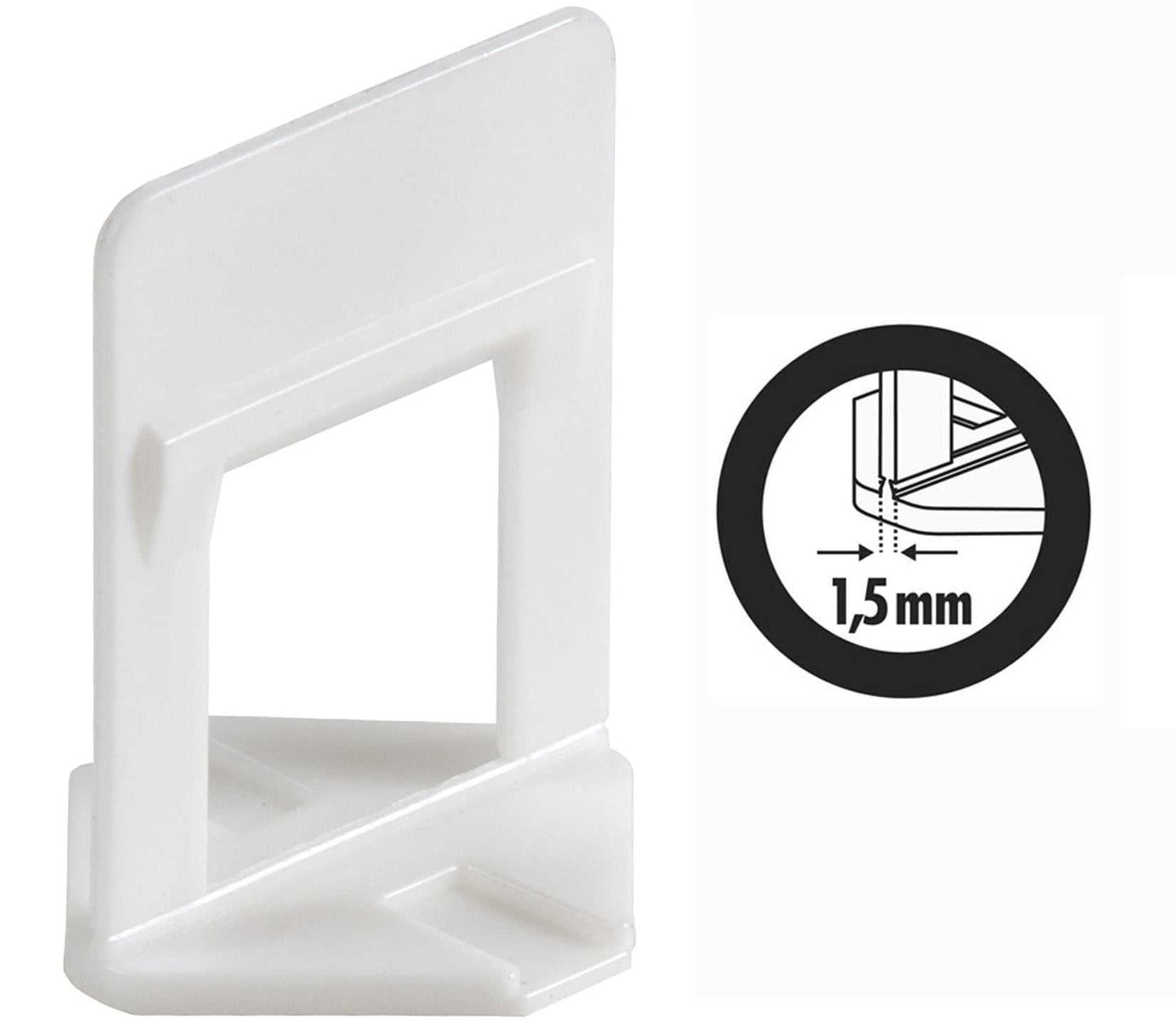 RAIMONDI LEVEL SYSTEM R.L.S. RLS Confezione 400 Basi spessore piastrelle 12-20 mm Fuga 1,5mm Esterno Interno Terrazzo Pavimento Rivestimento Casa Bagno Soggiorno Salone Basi Mattonella Pianella Accessori Posa Distanziatori Livellanti Spessore Cucina