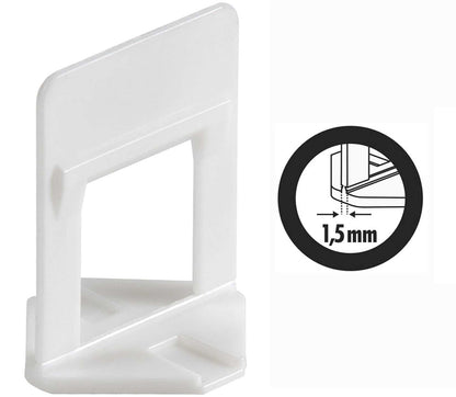 Raimondi Levelling System RLS R.L.S. 200 Basi Distanziatori Auto Livellanti per fuga piastrelle da 1,5 mm e Altezza Spessore Mattonella da 12 a 20 mm 