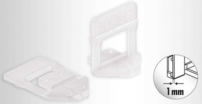 Raimondi Levelling System R.L.S. 300 Basi Distanziatori Auto Livellanti per fuga piastrelle da 1 mm e Altezza Mattonella da 3 a 12 mm 