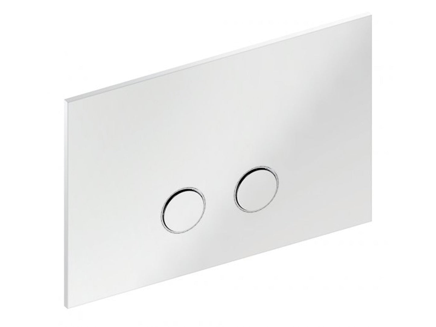 IB Rubinetti BYE BYE Placca Per Cassetta WC "Moderna" Compatibile Per Geberit UP720 / Sigma 8 e UP320 / Sigma 13 A Doppio Volume D'Acqua Stile Moderno Materiale Ottone Finitura Cromata