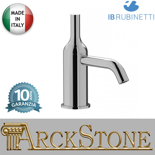Miscelatore lavabo completo di piletta di scarico Click-Clack marca IB rubinetti modello Batlò rubinetteria rubinetto ottone cromato bagno