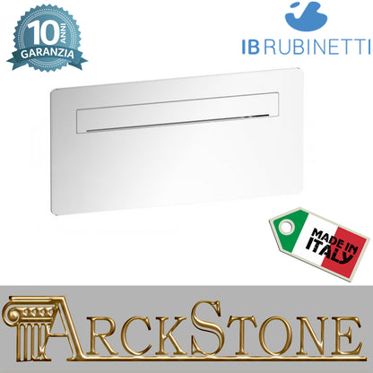 Bocca d'erogazione soffione sfioro completo IB rubinetti Batlò parete bagno muro acqua cascata