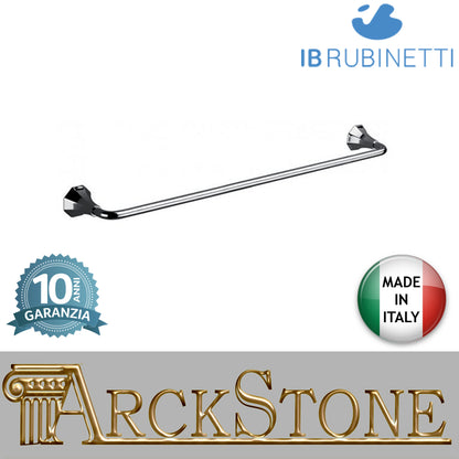 Porta asciugamano tradizionale 450X76Xh46,5 mm marca IB rubinetti modello Belmondo finitura ottone cromato rivenditore autorizzato parete accessori bagno arredamento campania garanzia 10 anni azienda certificata made in italy