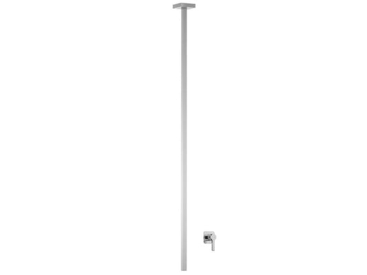 Miscelatore lavabo da soffitto alimentato con comando remoto incluso marca IB rubinetti modello Belmondo Elle rubinetteria rubinetto ottone cromato bagno Rivenditore Autorizzato Campania Arredamento Arredo Finitura Cromo Fontana garanzia 10 anni azienda