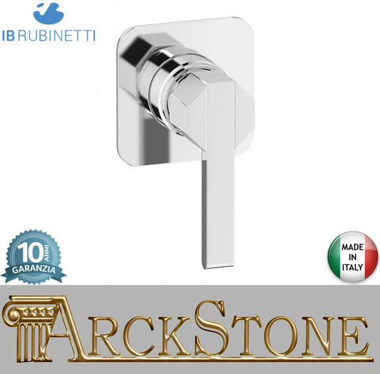 Miscelatore doccia incasso una via completo marca IB rubinetti modello Belmondo Elle rubinetteria rubinetto ottone cromato bagno casa Rivenditore Autorizzato Campania Arredamento Arredo Finitura Cromo Fontana azienda certificata made in italy qualità