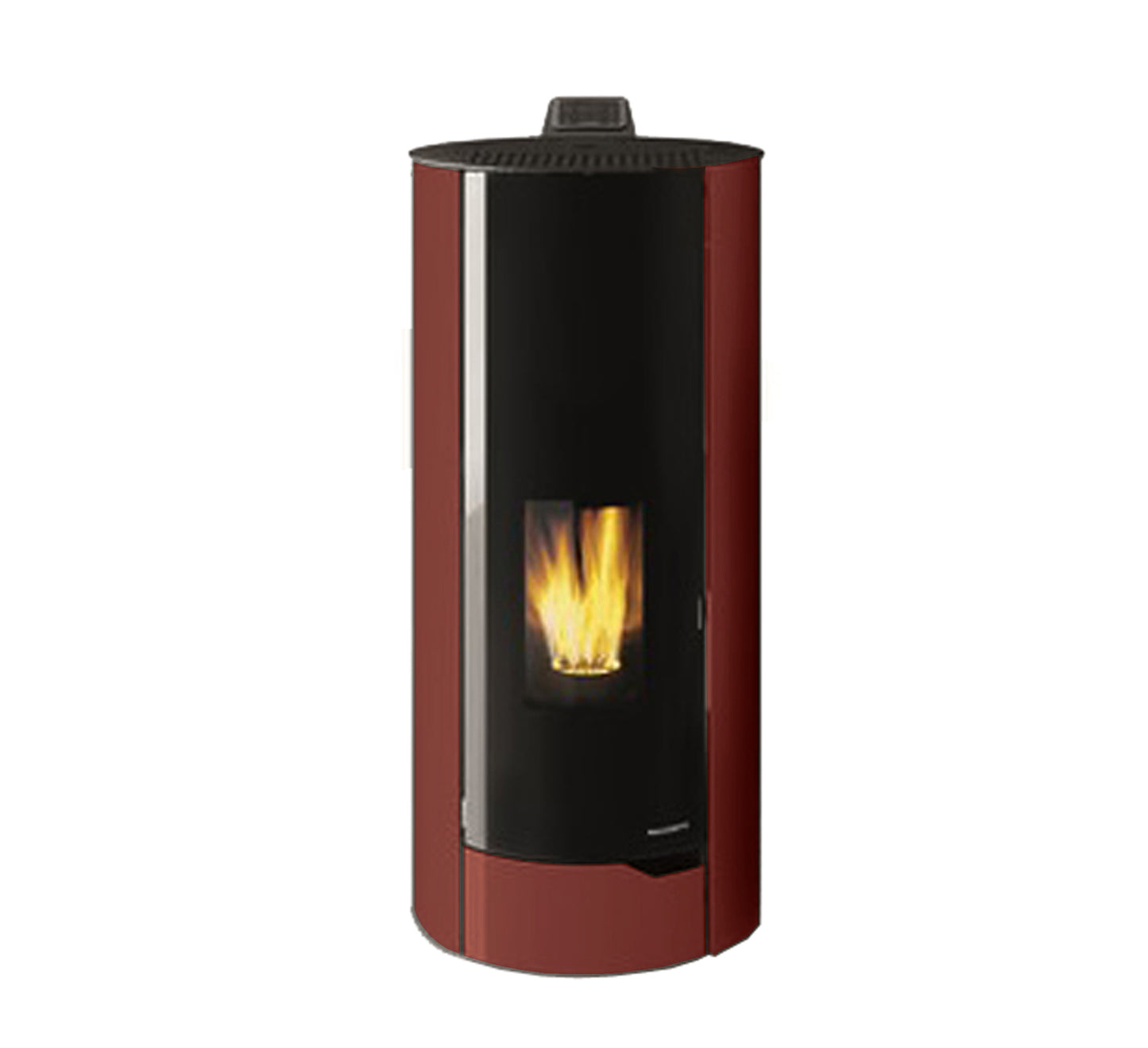 Stufa Pellet Aria Calda Ventilata Standard Palazzetti Ecofire Nina 8 Potenza 8,2 kW Bordeaux
