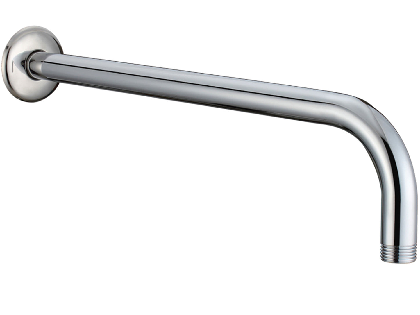 Duemmeggi Braccio Tondo Easy Ø20 Doccia 340 MM Installazione Parete Muro Materiale Ottone Finitura Cromata Made in Italy Garanzia 5 Anni