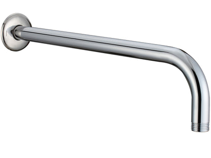 Duemmeggi Braccio Tondo Easy Ø20 Doccia 340 MM Installazione Parete Muro Materiale Ottone Finitura Cromata Made in Italy Garanzia 5 Anni