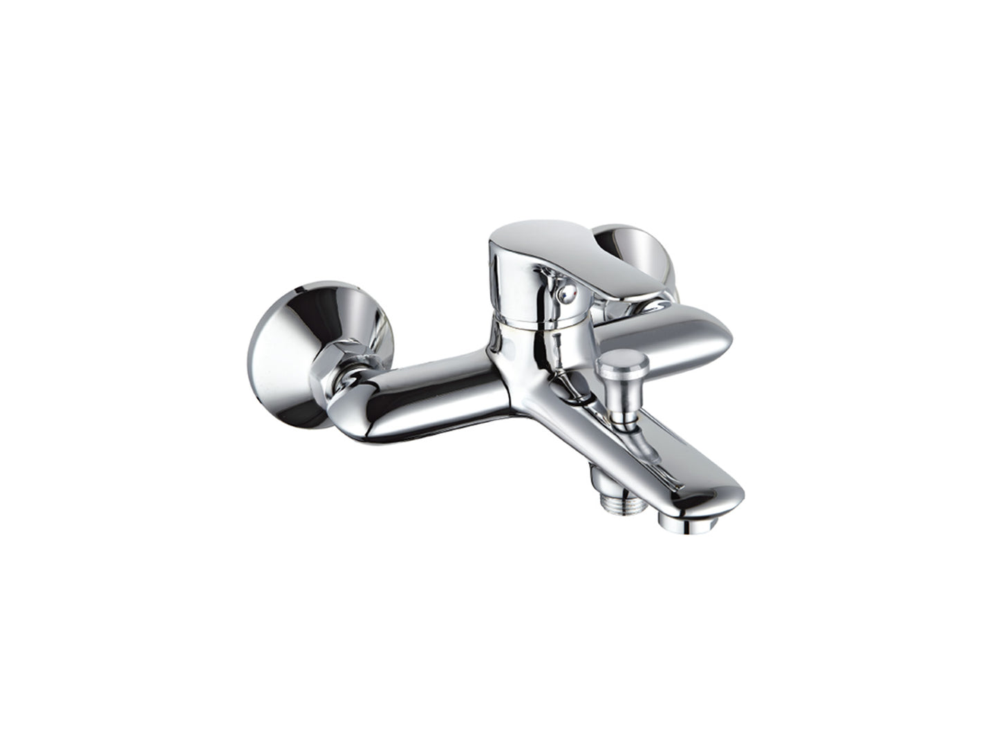 Miscelatore Vasca Esterno Con Duplex E Set Doccia Duemmeggi Beta Installazione Parete Muro 3 Fori Monocomando 1 Leva Manopola Stile Moderno Con Doccetta Ottone Finitura Cromata Made in Italy Garanzia 5 Anni