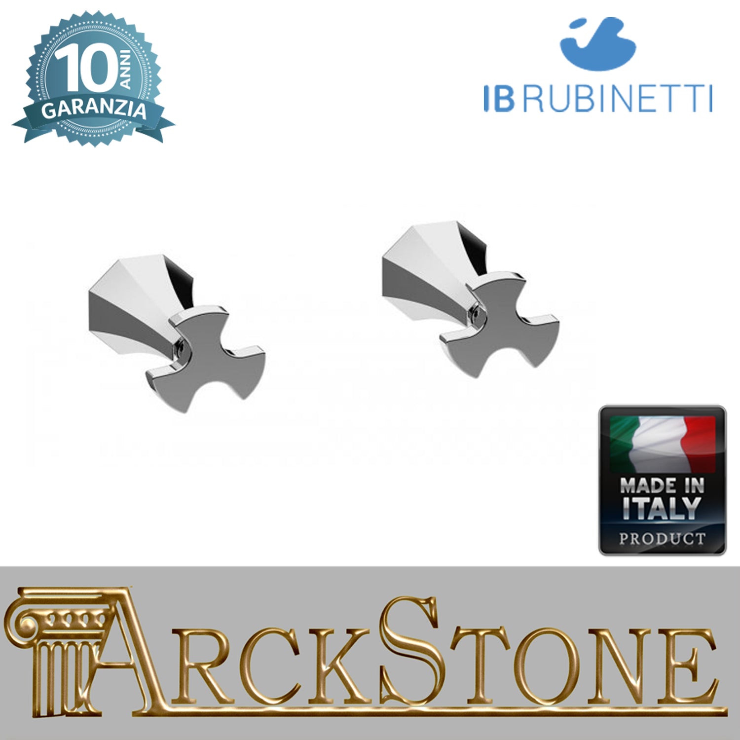 Rubinetti d'arresto doccia ad incasso due fori marca IB rubinetti modello Belmondo rubinetteria rubinetto ottone cromato bagno Rivenditore Autorizzato Campania Arredamento Arredo Finitura Cromo Fontana qualità garanzia 10 anni made in italy