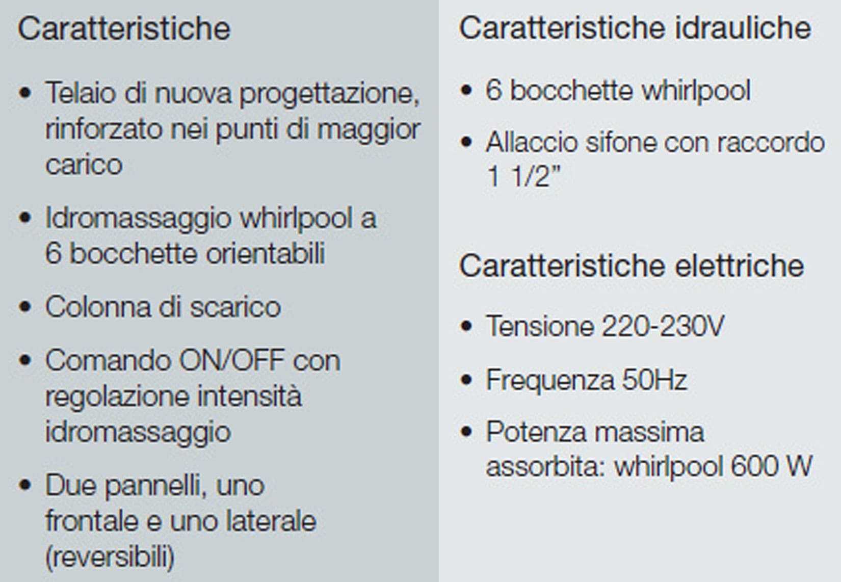 Novellini Calypso Vasca da Bagno Versione Eco Misura 150x70 H55 cm Idro Whirlpool 6 Getti Installazione Reversibile Accensione Pneumatica Forma Esterna Rettangolare Interna ad Otto 2 Pannelli Materiale Acrilico Colore Bianco Lucido Colonna Poggiatesta