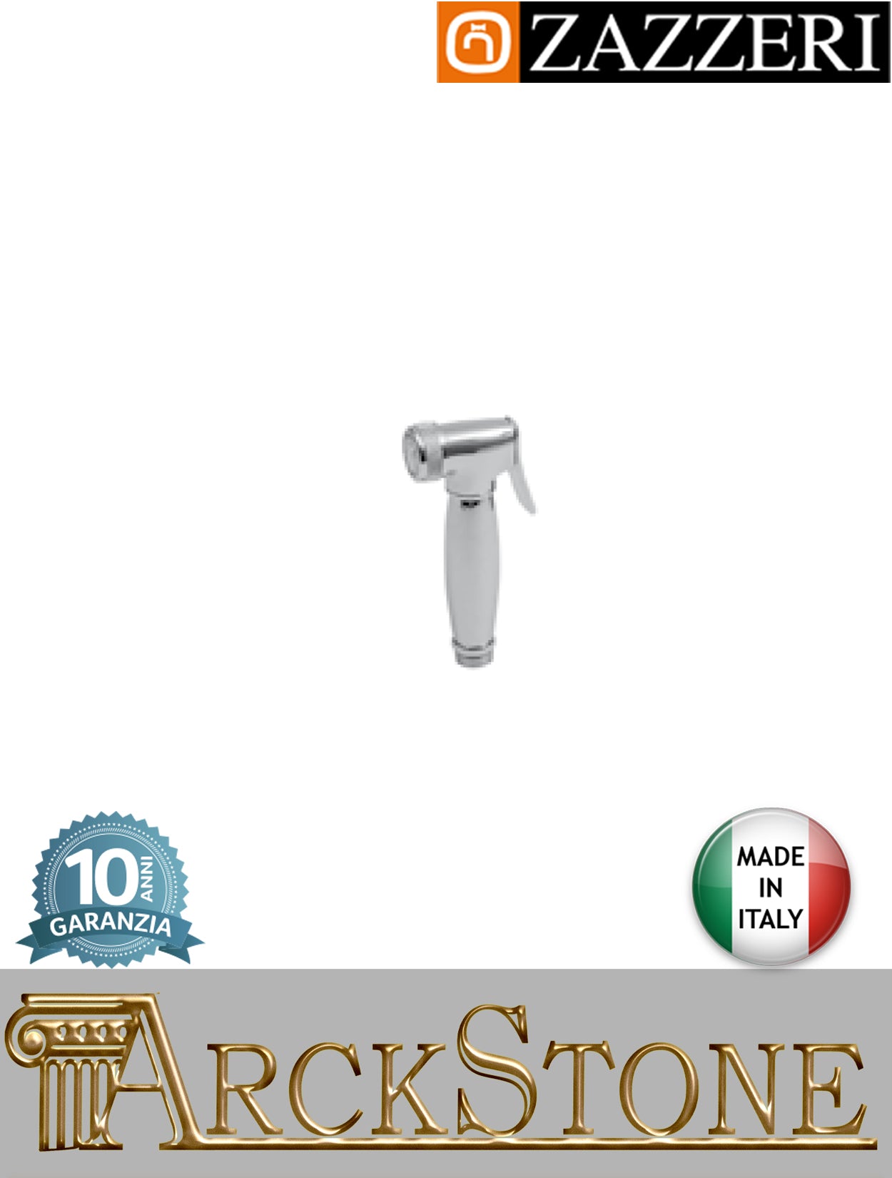 Idroscopino marca Zazzeri modello 803 finitura cromata doccetta pulsante mano arredamento casa home arredo bagno azienda certificata acqua garanzia 10 anni qualità made in italy
