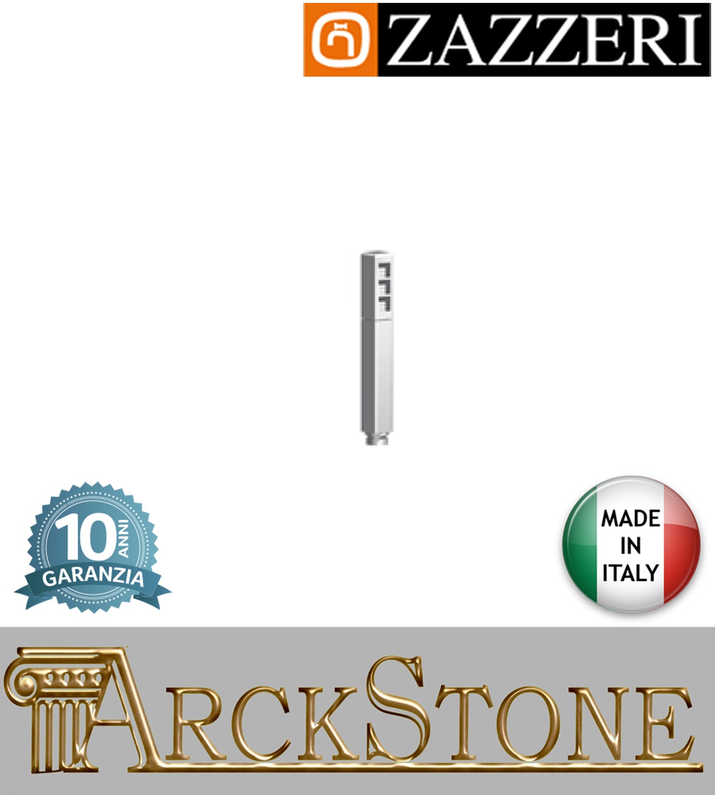 Doccetta marca Zazzeri modello Unix finitura cromata anticalcare mano rubinetteria arredamento cromo casa home acqua arredo bagno azienda certificata garanzia 10 anni qualità made in italy