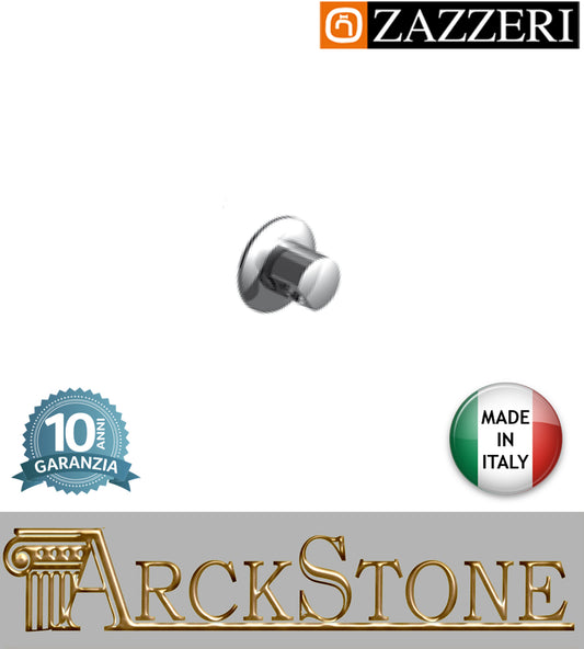 Presa acqua muro doccetta marca Zazzeri modello Shower Unix 2900AM01A00 CRCR completo finitura cromata parete arredamento bagno lavanderia cromo autorizzato casa home arredo garanzia 10 anni azienda certificata qualità made in italy