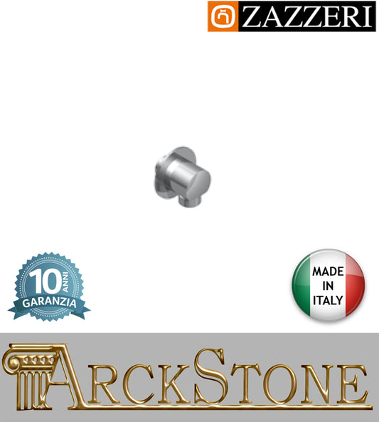 Presa acqua muro doccetta marca Zazzeri modello Shower Unix 6800AM01A00 CRCR completo finitura cromata parete arredamento bagno lavanderia cromo autorizzato casa home arredo garanzia 10 anni azienda certificata qualità made in italy